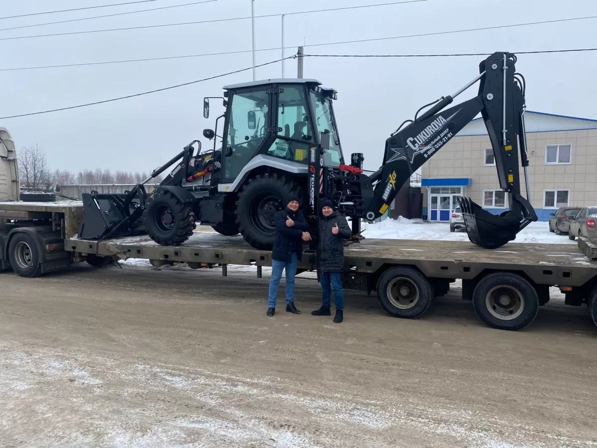 Отгружен очередной обновленный экскаватор-погрузчик CUKUROVA 885XG в г.Набережные Челны